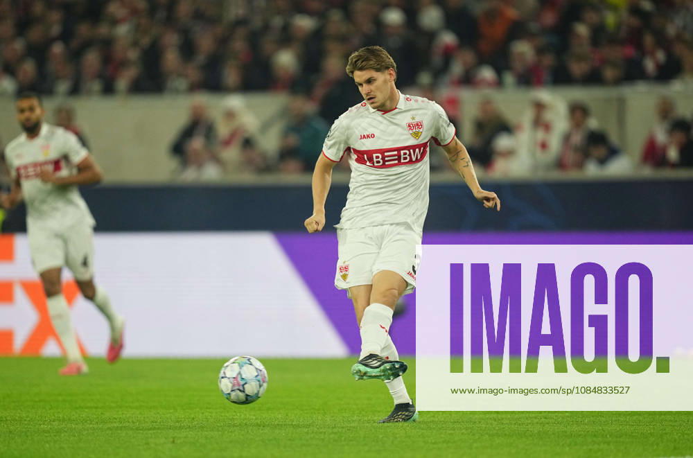Ramon Hendriks (VFB Stuttgart) during VfB Stuttgart and Atlético Madrid, League Phase UEFA Champions League, at MHPArena, Stuttgart, Germany on October 20, 2026. DeFodi Images. -