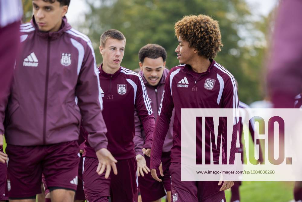 RSC Anderlecht open training 21 10 NEERPEDE, BELGIUM - OCTOBER 21 : Nga Kana Joshua midfielder of RSC Anderlecht during an open training pictured on October 21, 2026 in Neerpede, Belgium, 21 10 2026 Neerpede Belgium