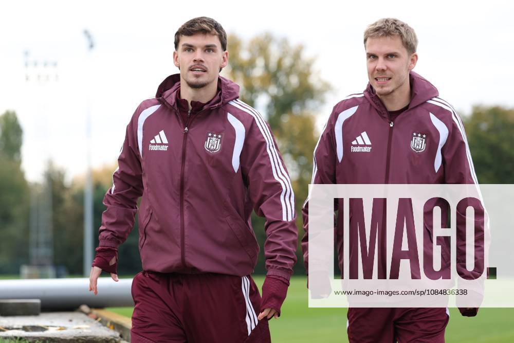 RSC Anderlecht open training 21 10 NEERPEDE, BELGIUM - OCTOBER 21 : Players of RSC Anderlecht during an open training pictured on October 21, 2026 in Neerpede, Belgium, 21 10 2026 Neerpede Belgium
