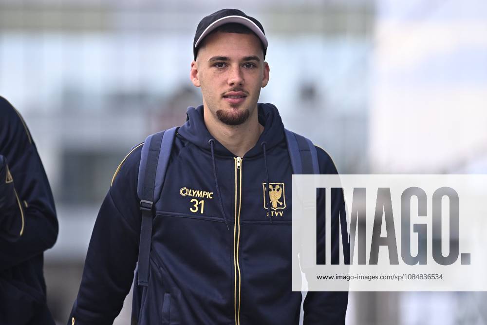 FC Midtjylland v Sint-Truidense VV - UEFA Conference League Media Activities 21 10 2026 LIEGE, BELGIUM - OCTOBER 21 : Benachour Illyes midfielder of Sint-Truidense VV pictured at the Liege airport before departure for the UEFA Conference League 2026 27 League Phase matchday 2 match between FC Midtjylland and Sint-Truidense VV on October 21, 2026 in Liege, Belgium, 21 10 2026 Liege Belgium