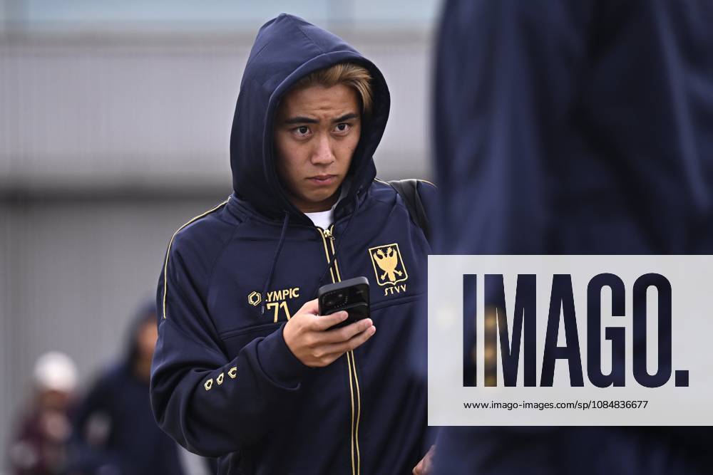 FC Midtjylland v Sint-Truidense VV - UEFA Conference League Media Activities 21 10 2026 LIEGE, BELGIUM - OCTOBER 21 : Araki Ryotaro midfielder of Sint-Truidense VV pictured at the Liege airport before departure for the UEFA Conference League 2026 27 League Phase matchday 2 match between FC Midtjylland and Sint-Truidense VV on October 21, 2026 in Liege, Belgium, 21 10 2026 Liege Belgium