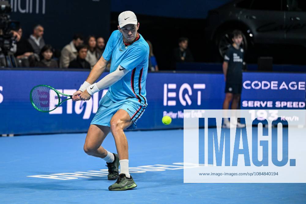 Martin Damm of the United States pictured in action during the European Open ATP, Tennis Herren tennis tournament in Brussels, on 21 October. This year s edition of the tournament is taking place from 17 to 25 October DAVIDxPINTENS x190474665x