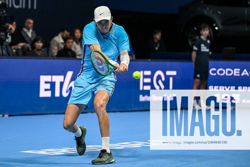 Martin Damm of the United States pictured in action during the European Open ATP, Tennis Herren tennis tournament in Brussels, on 21 October. This year s edition of the tournament is taking place from 17 to 25 October DAVIDxPINTENS x190474670x