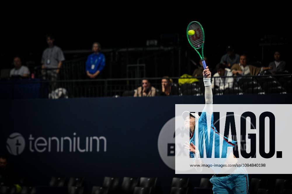 Martin Damm of the United States pictured in action during the European Open ATP, Tennis Herren tennis tournament in Brussels, on 21 October. This year s edition of the tournament is taking place from 17 to 25 October DAVIDxPINTENS x190474706x