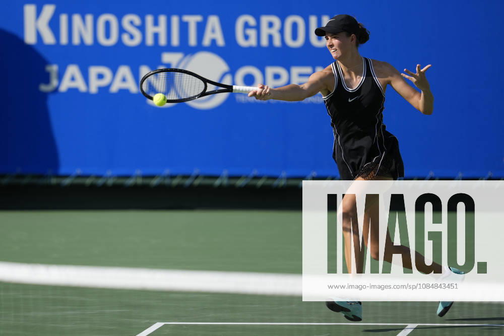 WTA, Tennis Damen Kinoshita Group Japan Open - Day 3 Lilli Tagger of Austria competes in her round of 16 singles match against Tereza Valentova of the Czech Republic at the 2026 Kinoshita Group Japan Open Women s tennis tournament at the Utsubo Tennis Center in Osaka, Japan, on October 21, 2026. Osaka Japan