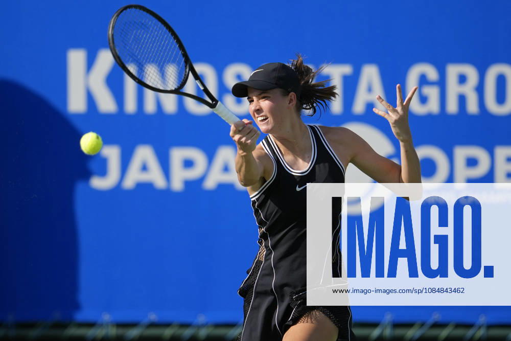 WTA, Tennis Damen Kinoshita Group Japan Open - Day 3 Lilli Tagger of Austria competes in her round of 16 singles match against Tereza Valentova of the Czech Republic at the 2026 Kinoshita Group Japan Open Women s tennis tournament at the Utsubo Tennis Center in Osaka, Japan, on October 21, 2026. Osaka Japan