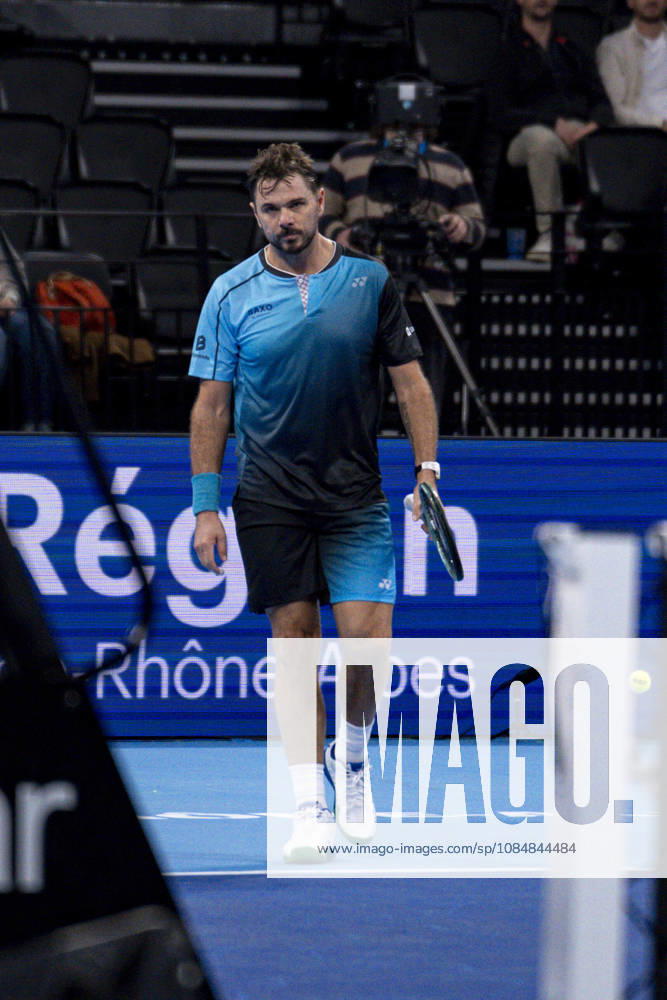 TENNIS : ATP, Tennis Herren 250 - Grand Tennis AURA - Decines (France) 21 10 2026 Stan Wawrinka (SUI) vs Martin Landaluce (ESP) during the tournament of the Auvergne Rhône-Alpes Grand Prix at the LDLC Arena in Décines on October 21, 2026. Photo Sandrine Thesillat PsNewZ