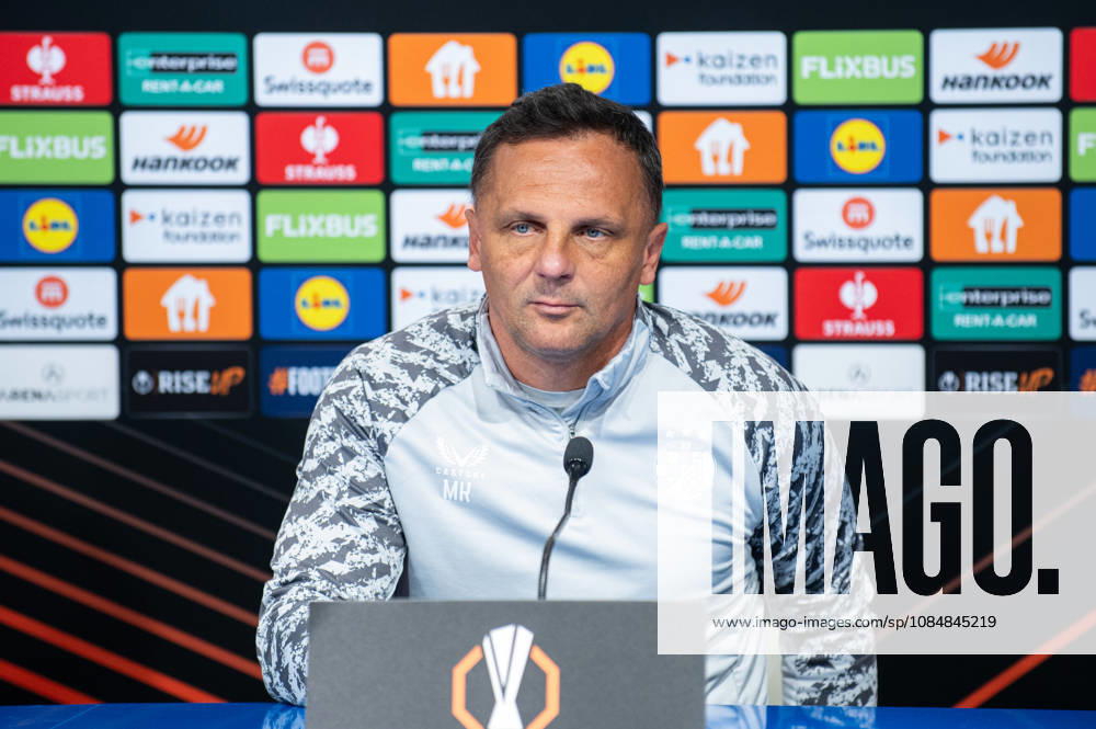 Dinamo Zagreb press and training: UEFA Europa League Head coach of GNK Dinamo Zagreb Mario Kovacevic speak on a press conference, PK, Pressekonferenz at Makismir Stadium on October 21, 2026. in Zagreb, Croatia ahead of UEFA Europa League match between GNK Dinamo Zagreb and N.E.C. Nijmegen. LukaxAntunac PIXSELL