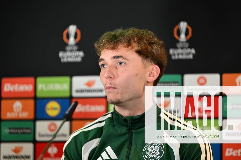 Callum Osmand of Celtic at press conference, PK, Pressekonferenz Celtic Training, Football, Lennoxtown Training Centre, Glasgow, Scotland, UK - 21 Oct 2026Glasgow Lennoxtown Training Centre Scotland United Kingdom