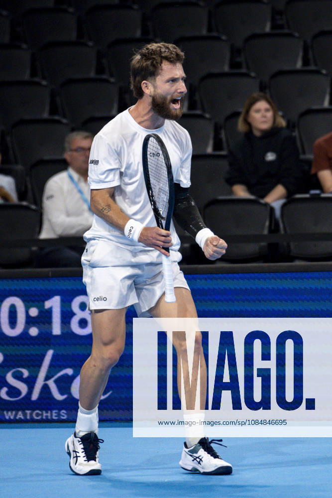 TENNIS : ATP, Tennis Herren 250 - Grand Tennis AURA - Decines (France) 21 10 2026 Corentin Moutet (FRA) vs Felix Balshaw (FRA) during the tournament of the Auvergne Rhône-Alpes Grand Prix at the LDLC Arena in Décines on October 21, 2026. Photo Sandrine Thesillat PsNewZ