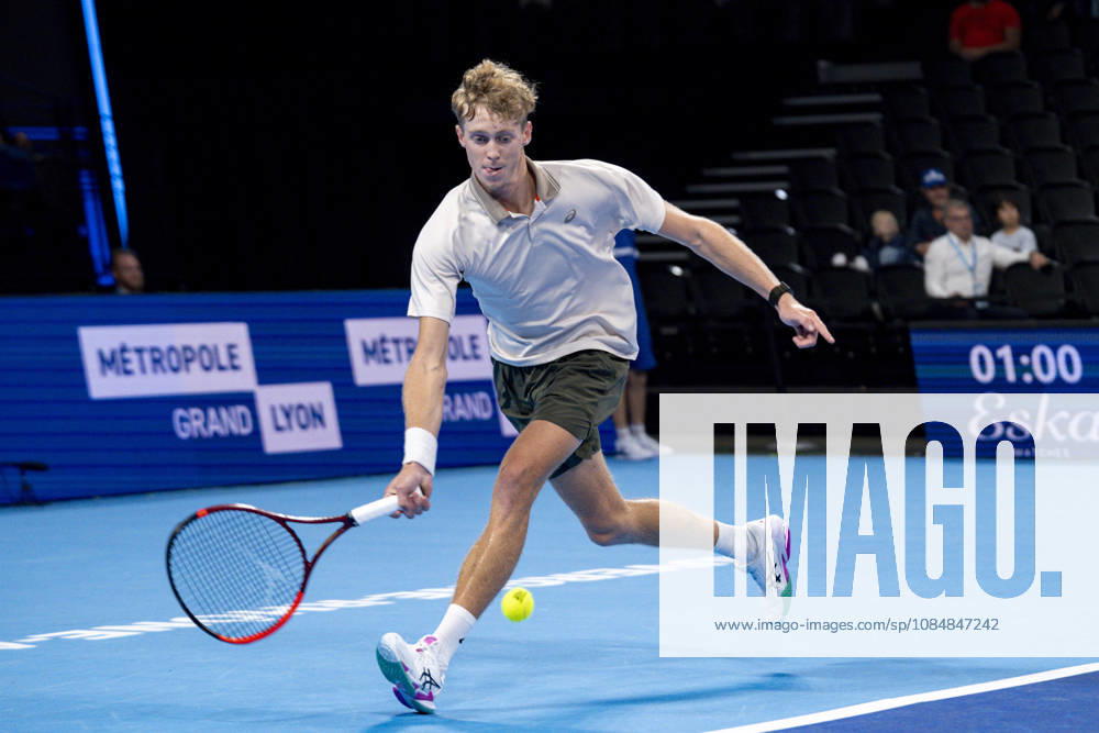 TENNIS : ATP, Tennis Herren 250 - Grand Tennis AURA - Decines (France) 21 10 2026 Corentin Moutet (FRA) vs Felix Balshaw (FRA) during the tournament of the Auvergne Rhône-Alpes Grand Prix at the LDLC Arena in Décines on October 21, 2026. Photo Sandrine Thesillat PsNewZ