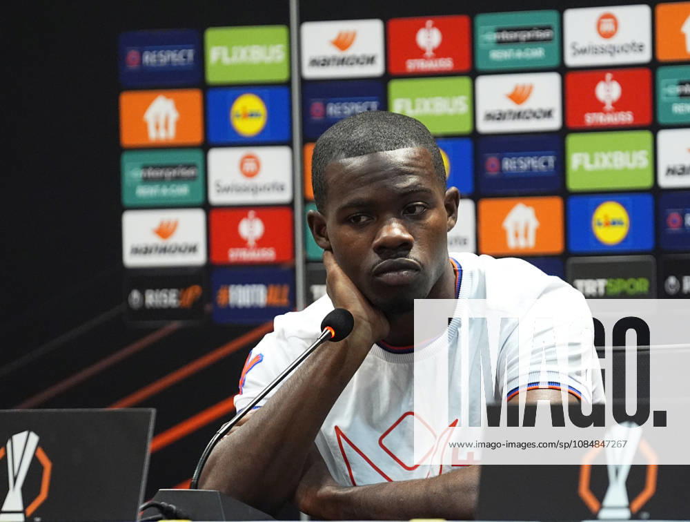 Ahead of Besiktas v Crystal Palace - UEFA Europa League ISTANBUL, TURKIYE - OCTOBER 21: Tyrick Mitchell of Crystal Palace attends a press conference, PK, Pressekonferenz at Tupras Stadium ahead of UEFA Europa League football match against Besiktas in Istanbul, Turkiye on October 21, 2026. Esra Bilgin Anadolu Istanbul Turkey. Editorial use only. Please get in touch for any other usage.
