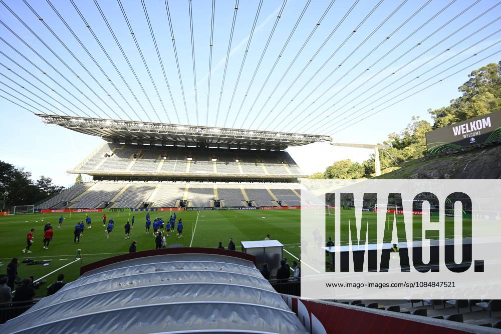 SC Braga v KAA Gent - UEFA Conference League Media Activities 21 10 2026 BRAGA, PORTUGAL - OCTOBER 21 : General view inside the stadium pictured during a training session ahead of the UEFA Conference League 2026 27 League Phase matchday 2 match between SC Braga and KAA Gent on October 21, 2026 in Braga, Portugal, 21 10 2026 Braga Portugal
