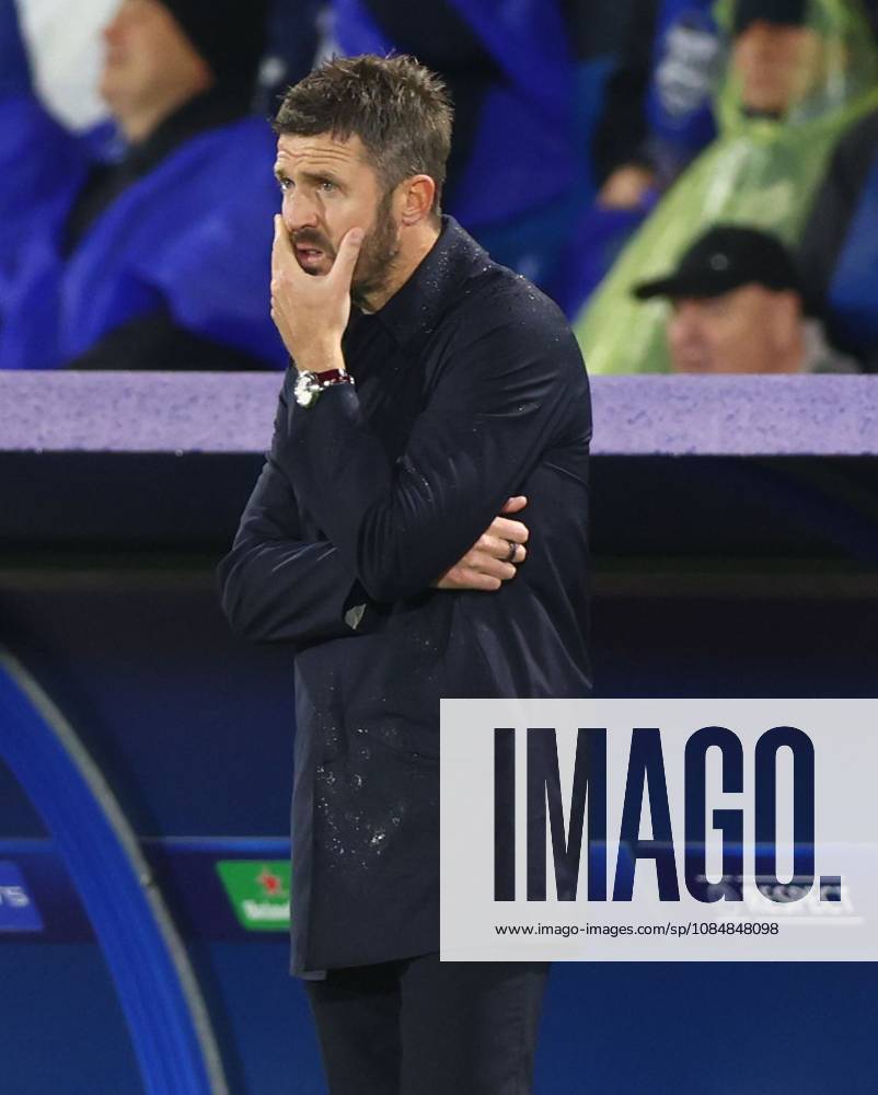 Manchester United, ManU manager Michael Carrick shows a look of dejection Como v Manchester United, UEFA Champions League, Football, Stadio Giuseppe Sinigaglia, Como, Italy - 21 Oct 2026Como Stadio Giuseppe Sinigaglia Italy