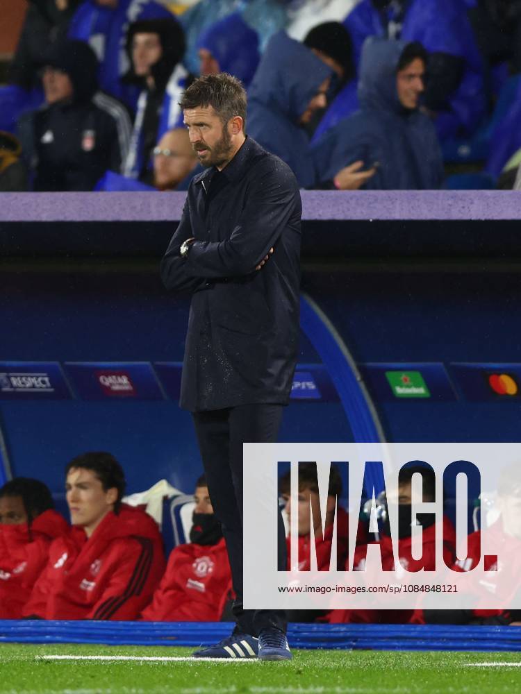 Manchester United, ManU manager Michael Carrick shows a look of dejection Como v Manchester United, UEFA Champions League, Football, Stadio Giuseppe Sinigaglia, Como, Italy - 21 Oct 2026Como Stadio Giuseppe Sinigaglia Italy