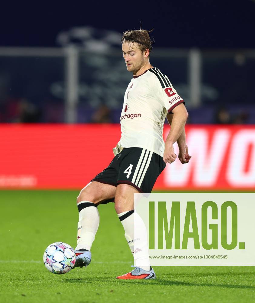 Matthijs de Ligt of Manchester United, ManU Como v Manchester United, UEFA Champions League, Football, Stadio Giuseppe Sinigaglia, Como, Italy - 21 Oct 2026Como Stadio Giuseppe Sinigaglia Italy