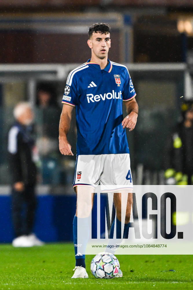 Jacobo Ramón of Calcio Como in action during the UEFA Champions League stage match Phase MD3 between Calcio Como and Manchester United, ManU Football Club at the Giuseppe Sinigaglia stadium in Como, north Italy -October 21, 2026 - Soccer.