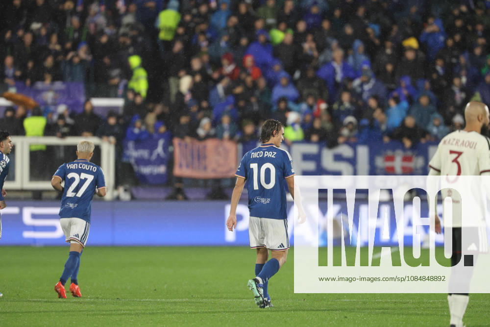 Como vs Manchester United, ManU of UEFA Champions League year 2026 27 Goal the Nicolas Paz OF FC Como During the UEFA Champions League football match between FC Como and FC Manchester United on 21 10 2026 at the Giuseppe Sinigaglia Stadium in Como Como Stadio Giuseppe Sinigaglia Como Italia