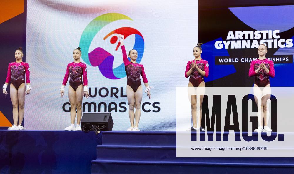 ROTTERDAM - The Russian gymnasts during the team final at the World Gymnastics Championships in Rotterdam Ahoy. IRIS VAN DEN BROEK ANP ANPxSportx IVx 573180325 originalFilename: 573180325