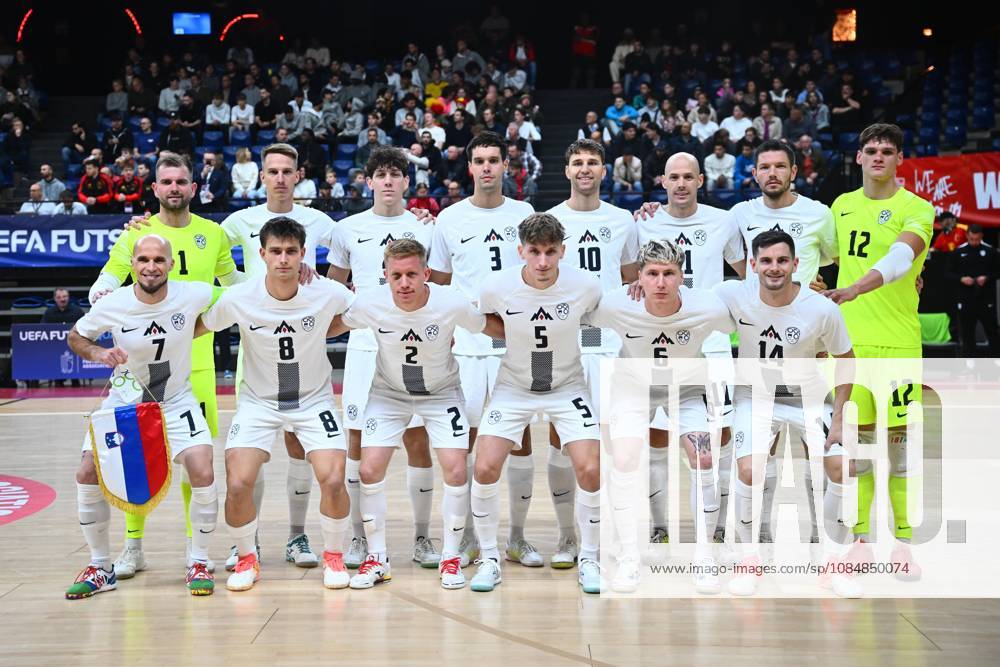 Belgium vs Slovenia - FIFA Futsal World Cup 2028 Main Round Group Phase ANTWERPEN, BELGIUM - OCTOBER 21 : Team Slovenia during the FIFA Futsal World up 2028 main round group phase at the Lotto Arena on October 21, 2026 in Antwerpen, Belgium, 21 10 2026 Antwerpen Belgium