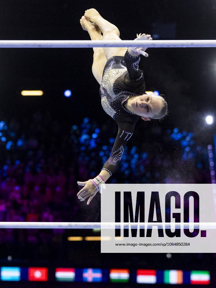 ROTTERDAM - Sofia Tonelli (ITA) during the team final at the World Gymnastics Championships in Rotterdam Ahoy. IRIS VAN DEN BROEK ANP ANPxSportx IVx 573182047 originalFilename: 573182047