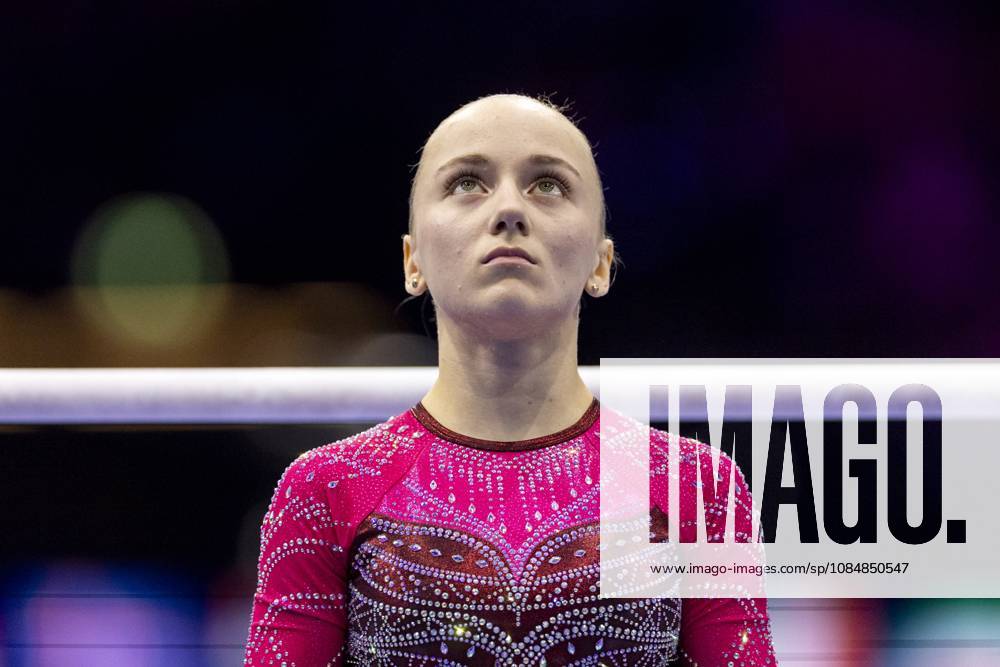 ROTTERDAM - Alena Glotova (WG2) during the team final at the World Gymnastics Championships in Rotterdam Ahoy. IRIS VAN DEN BROEK ANP ANPxSportx IVx 573182250 originalFilename: 573182250