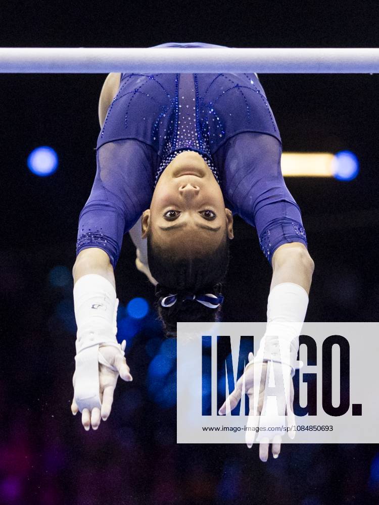 ROTTERDAM - Charleigh Bullock (USA) during the team final at the World Gymnastics Championships in Rotterdam Ahoy. IRIS VAN DEN BROEK ANP ANPxSportx IVx 573182470 originalFilename: 573182470