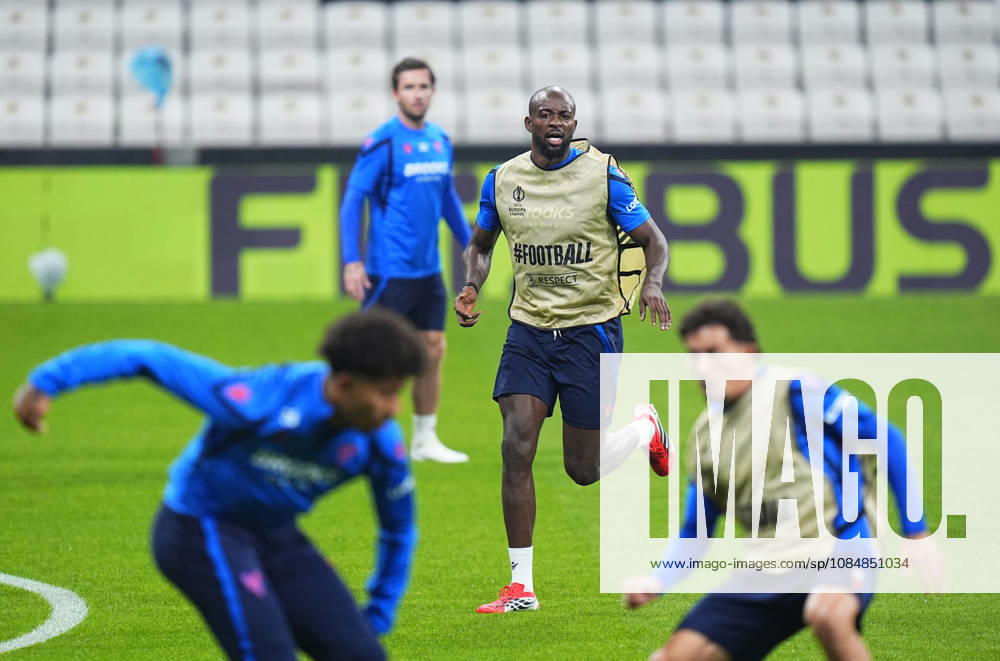Ahead of Besiktas v Crystal Palace - UEFA Europa League ISTANBUL, TURKIYE - OCTOBER 21: Jean-Philippe Mateta (14) of Crystal Palace takes part in a training session at Tupras Stadium ahead of UEFA Europa League football match against Besiktas in Istanbul, Turkiye on October 21, 2026. Esra Bilgin Anadolu Istanbul Turkey. Editorial use only. Please get in touch for any other usage.