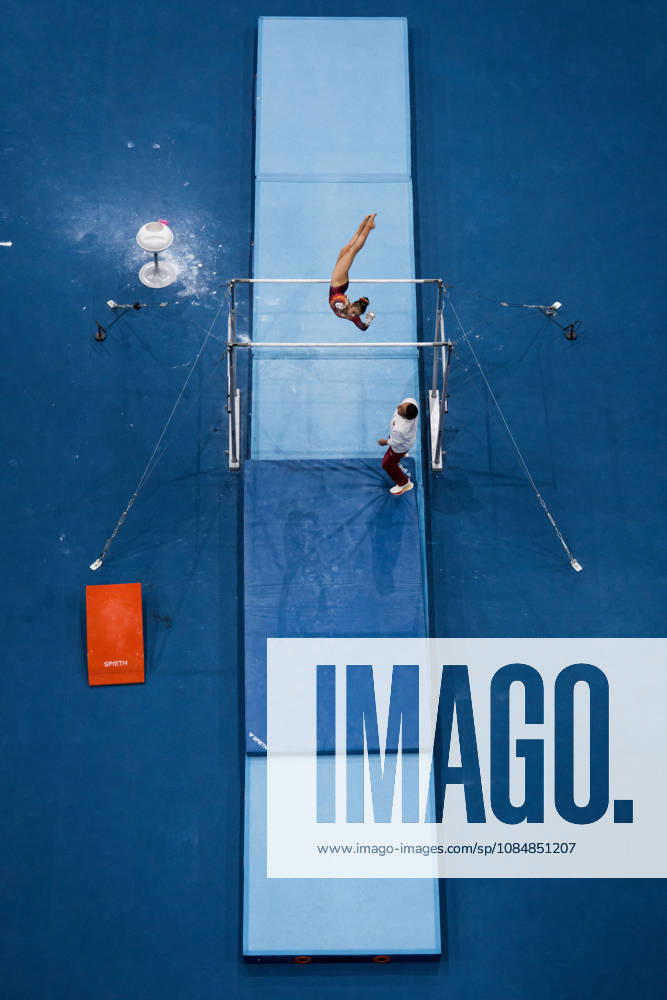 2026 Artistic Gymnastics World Championships, Day 5, Women s Team Final 261021 Qiyuan Qiu of China competes in uneven bars during women s team final on day five of the 2026 Artistic Gymnastics World Championships on October 21, 2026 in Rotterdam. Photo: Joel Marklund BILDBYRÅN kod JM JM0863 bbeng artistisk gymnastik artistic gymnastics gymnastik-vm vm artistic gymnastics world championships final lagfinal team final dam