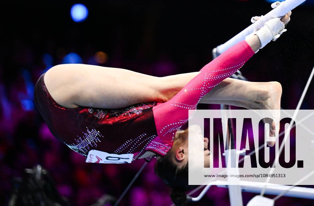Netherlands Artistic Gymnastics World Championships 9270080 21.10.2026 Milana Kaiumova of Team World Gymnastics Neutral Athletes 2 competes on the uneven bars during the women s team final at the 2026 World Artistic Gymnastics Championships in Rotterdam, the Netherlands. Alexey Filippov Sputnik Rotterdam Netherlands