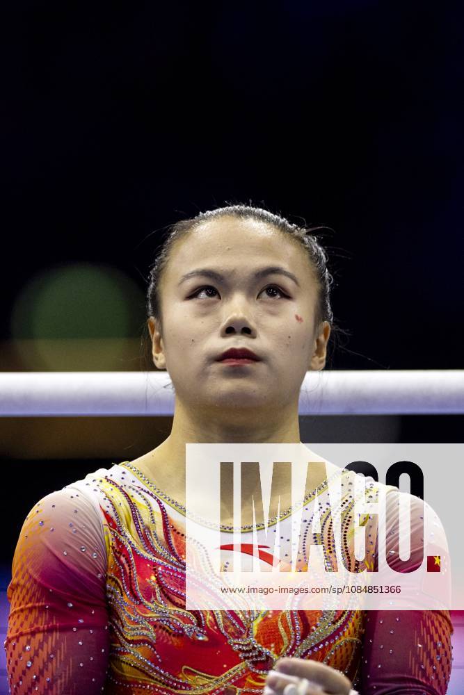 ROTTERDAM - Qiyuan Qiu (China) during the team final at the World Gymnastics Championships in Rotterdam Ahoy. IRIS VAN DEN BROEK ANP ANPxSportx IVx 573183243 originalFilename: 573183243