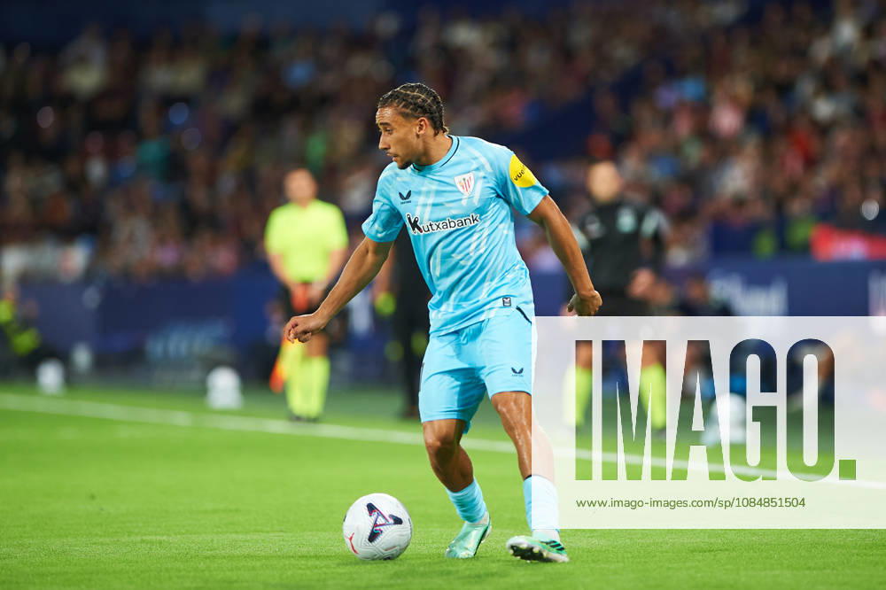 Johaneko Louis-Jean (Athletic Club) during the LaLiga EA Sports match between Levante UD and Athletic Club at Estadi Ciutat de València on October 21, 2026 in Valencia, Spain. -
