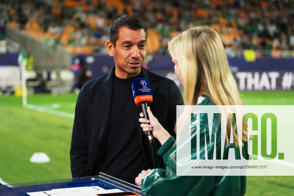 UEFA Champions League: Real Betis Balompie v Feyenoord Rotterdam Seville - coach Giovanni van Bronckhorst of Feyenoord the competition round of the UEFA Champions League season. The match is set between Real Betis Balompie and Feyenoord Rotterdam at Estadio La Cartuja on 21 October 2026 in Seville, Spain.