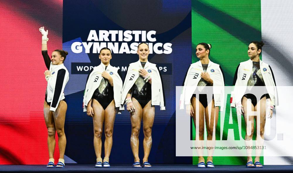 Netherlands Artistic Gymnastics World Championships 9270124 21.10.2026 Italy s athletes are seen before the women s team final at the 2026 World Artistic Gymnastics Championships in Rotterdam, the Netherlands. Alexey Filippov Sputnik Rotterdam Netherlands