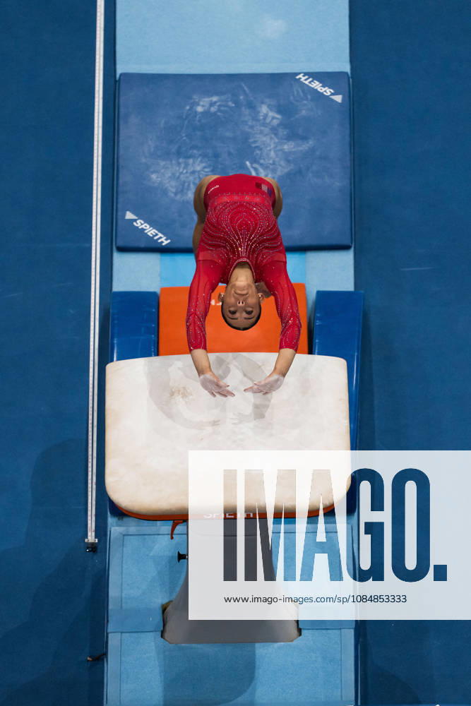 2026 Artistic Gymnastics World Championships, Day 5, Women s Team Final 261021 Maiana Prat of France competes in vault during women s team final on day five of the 2026 Artistic Gymnastics World Championships on October 21, 2026 in Rotterdam.c Photo: Joel Marklund BILDBYRÅN kod JM JM0863 bbeng artistisk gymnastik artistic gymnastics gymnastik-vm vm artistic gymnastics world championships final lagfinal team final dam frankrike france