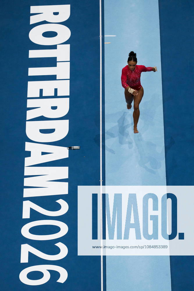 2026 Artistic Gymnastics World Championships, Day 5, Women s Team Final 261021 Celia Serber of France competes in vault during women s team final on day five of the 2026 Artistic Gymnastics World Championships on October 21, 2026 in Rotterdam. Photo: Joel Marklund BILDBYRÅN kod JM JM0863 bbeng artistisk gymnastik artistic gymnastics gymnastik-vm vm artistic gymnastics world championships final lagfinal team final dam frankrike france