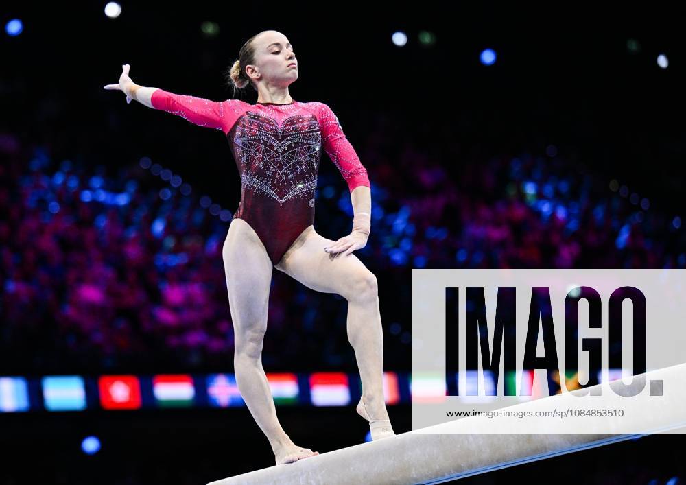 Netherlands Artistic Gymnastics World Championships 9270137 21.10.2026 Alena Glotova of Team World Gymnastics Neutral Athletes 2 competes on the balance beam during the women s team final at the 2026 World Artistic Gymnastics Championships in Rotterdam, the Netherlands. Alexey Filippov Sputnik Rotterdam Netherlands