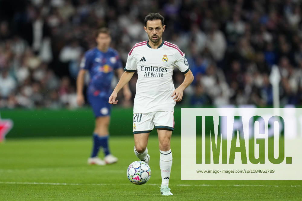 ESP: Real Madrid v RB Leipzig. UEFA Champions League. Matchday 3. Bernardo Silva of Real Madrid CF during the UEFA Champions League match between Real Madrid and RB Leipzig played at Santiago Bernabeu Stadium on 21 Oct 2026 in Madrid, Spain. kpng