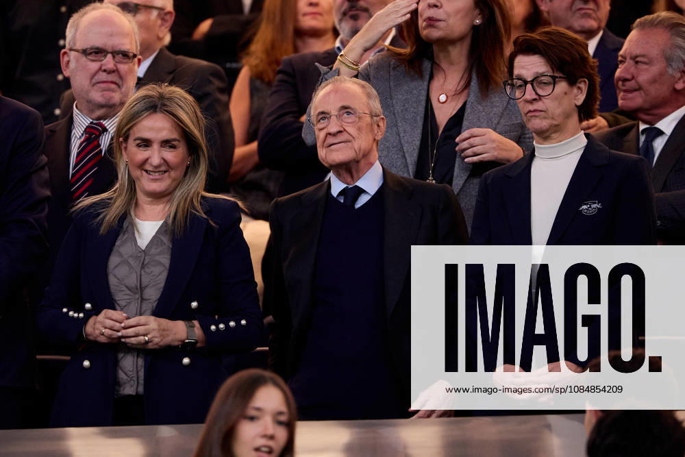 President of Real Madrid Florentino Perez during UEFA Champions League football match between Real Madrid CF and RB Leipzig at Santiago Bernabeu Stadium in Madrid, Spain, October 21, 2026 Madrid Spain - ZUMAa206 20261021_zsp_a206_012