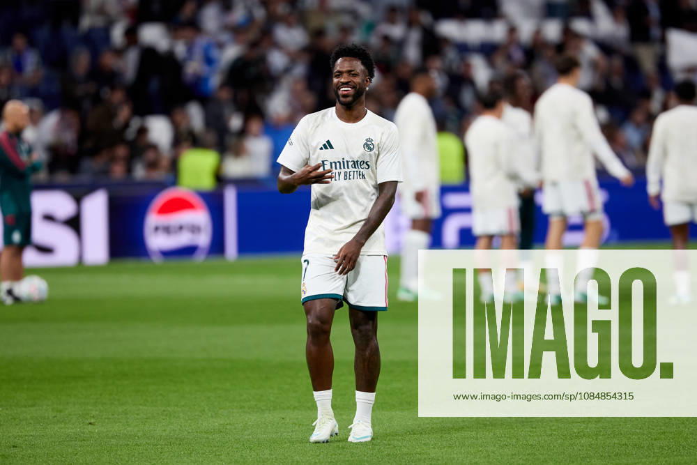 Vinicius Jr of Real Madrid CF during UEFA Champions League football match between Real Madrid CF and RB Leipzig at Santiago Bernabeu Stadium in Madrid, Spain, October 21, 2026 Madrid Spain - ZUMAa206 20261021_zsp_a206_014