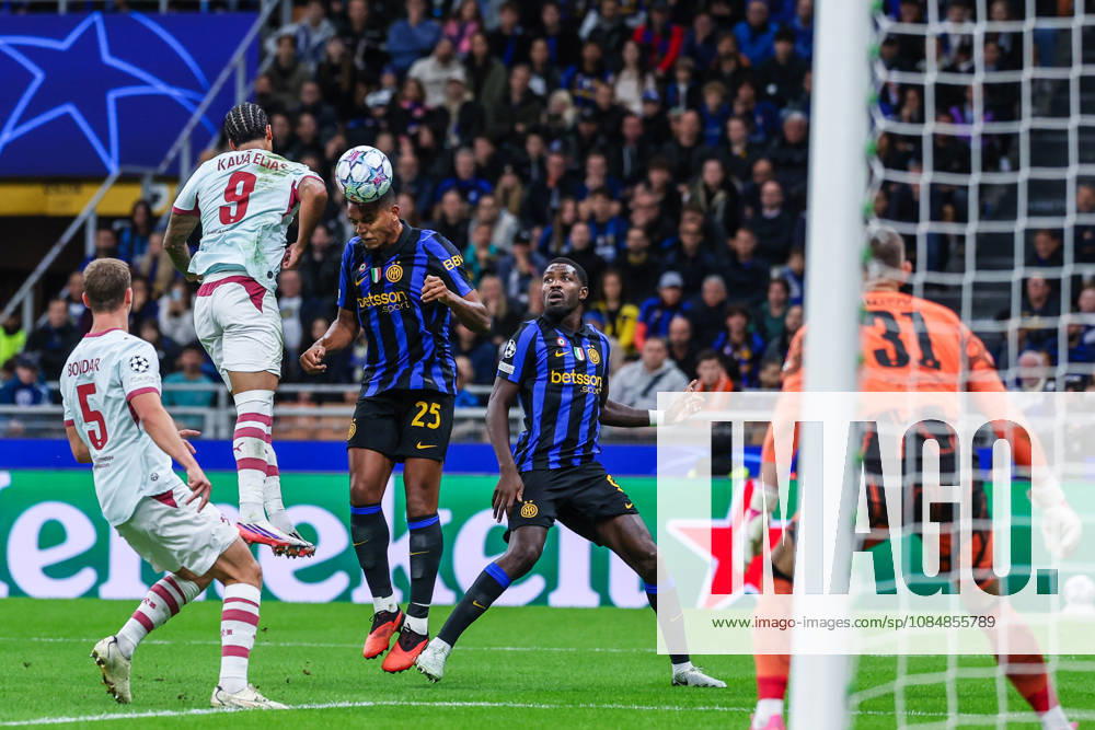 Manuel Akanji of FC Internazionale seen in action during UEFA Champions League 2026 27 League Phase - Matchday 3 football match between FC Internazionale and FC Shakhtar Donetsk. Italy