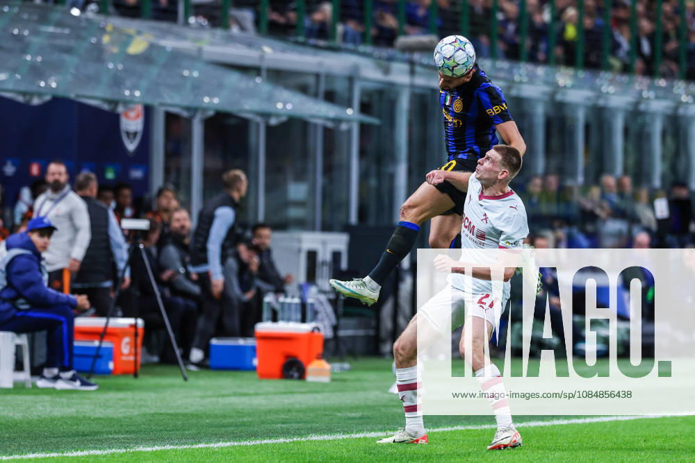 Hakan Calhanoglu of FC Internazionale seen in action during UEFA Champions League 2026 27 League Phase - Matchday 3 football match between FC Internazionale and FC Shakhtar Donetsk. Italy