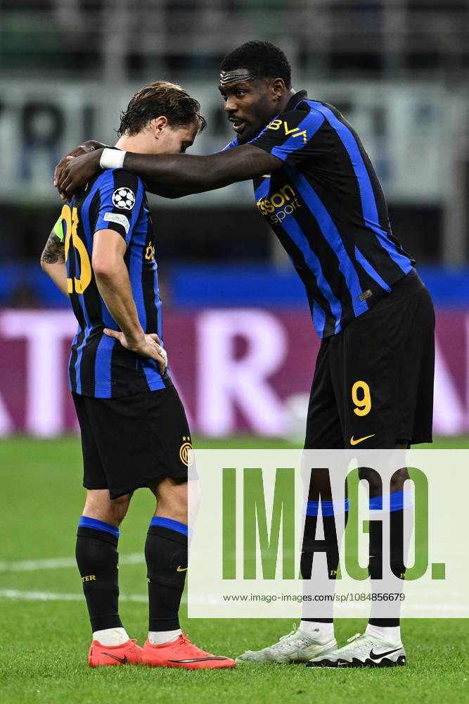 Db Milano 21 10 2026 - Champions League Inter-Shakhtar Donetsk foto Daniele Buffa Image nella foto: Nicolo Barella-Marcus Thuram