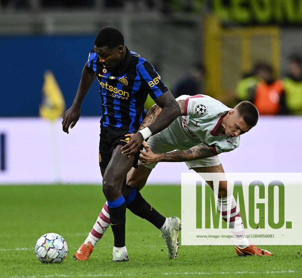 Db Milano 21 10 2026 - Champions League Inter-Shakhtar Donetsk foto Daniele Buffa Image nella foto: Marcus Thuram-Oleh Ocheretko