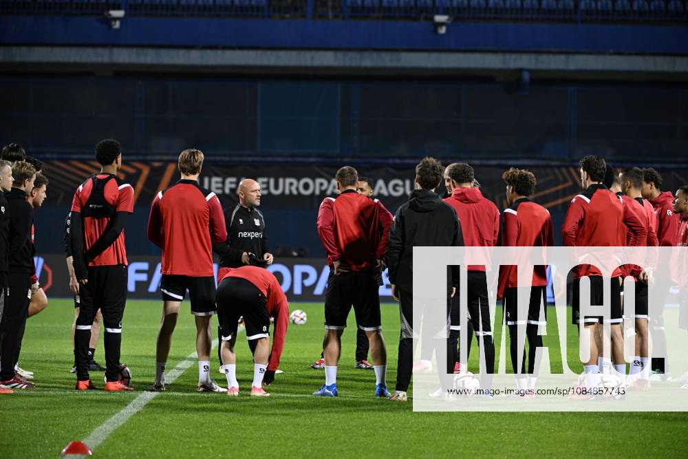 Croatia, Zagreb, 21.10.2026. Maksimir Stadium. NEC Nijmegen training session ahead of tomorrow s Europa League match against GNK Dinamo. In the photo: training session. Photo: Damir Krajac CROPIX