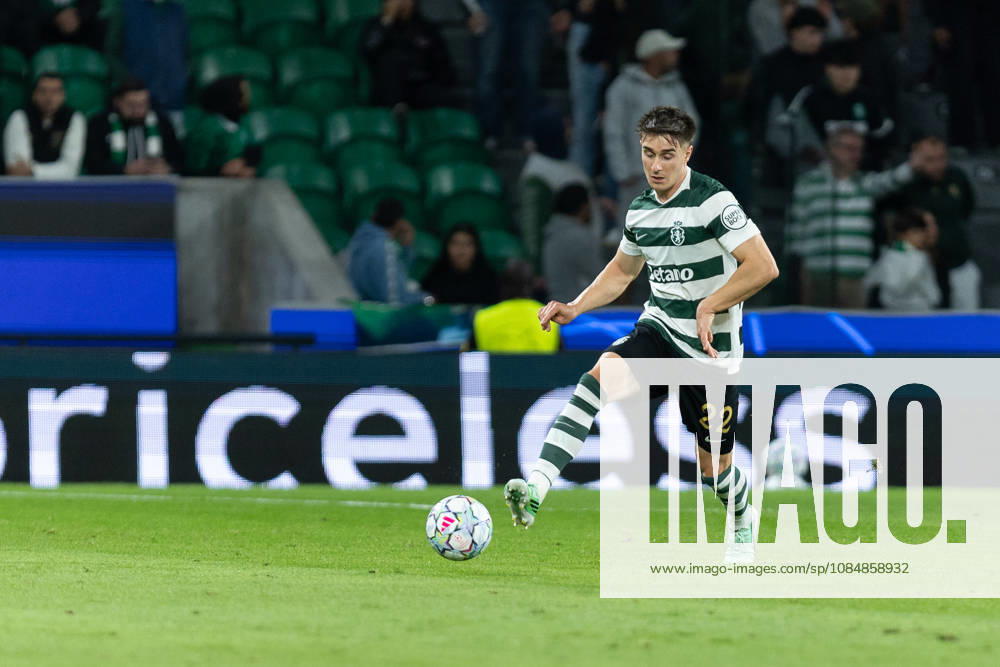 Sporting defender from Spain IVAN FRESNEDA (22) in action during the game for the League Phase for the UEFA Champions League between Sporting and LASK Linz at Estadio Jose de Alvalade Soccer 2026: Sporting Vs LASK Linz - ZUMAs359 20261021_zsp_s359_016