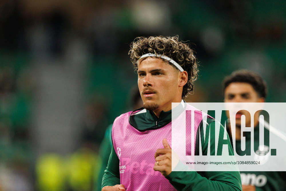 Maxi Araujo seen in football match between Sporting CP and LASK in UEFA Champions League 2026 27 at Estadio JosÃ Alvalade, Lisboa, Portugal (Luis Loureiro Ball Raw Images PT) Lisboa Estadio JosÃ Alvalade Portugal