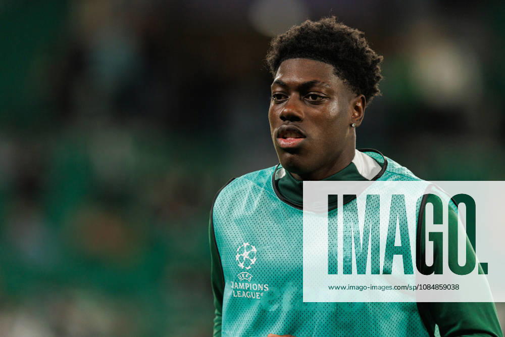 Issa Doumbia seen in football match between Sporting CP and LASK in UEFA Champions League 2026 27 at Estadio JosÃ Alvalade, Lisboa, Portugal (Luis Loureiro Ball Raw Images PT) Lisboa Estadio JosÃ Alvalade Portugal