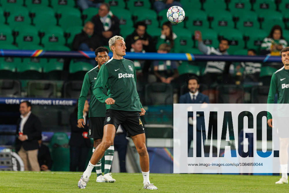 Silas Andersen seen in football match between Sporting CP and LASK in UEFA Champions League 2026 27 at Estadio Josà Alvalade, Lisboa, Portugal (Luis Loureiro Ball Raw Images PT) Lisboa Estadio Josà Alvalade Portugal