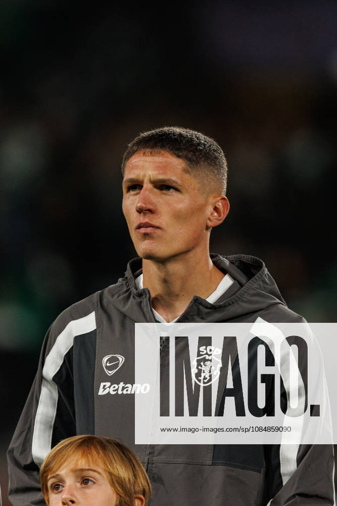 Sergi Altimira seen in football match between Sporting CP and LASK in UEFA Champions League 2026 27 at Estadio Josà Alvalade, Lisboa, Portugal (Luis Loureiro Ball Raw Images PT) Lisboa Estadio Josà Alvalade Portugal